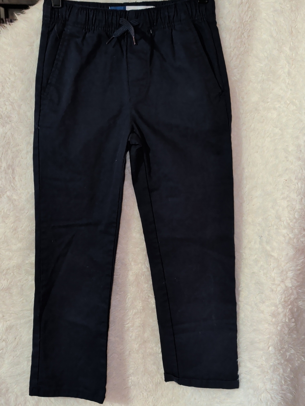 Old navy boys Navy Blue Drawstring Pants - Casual Elastic Waist Size 10-12 Boys